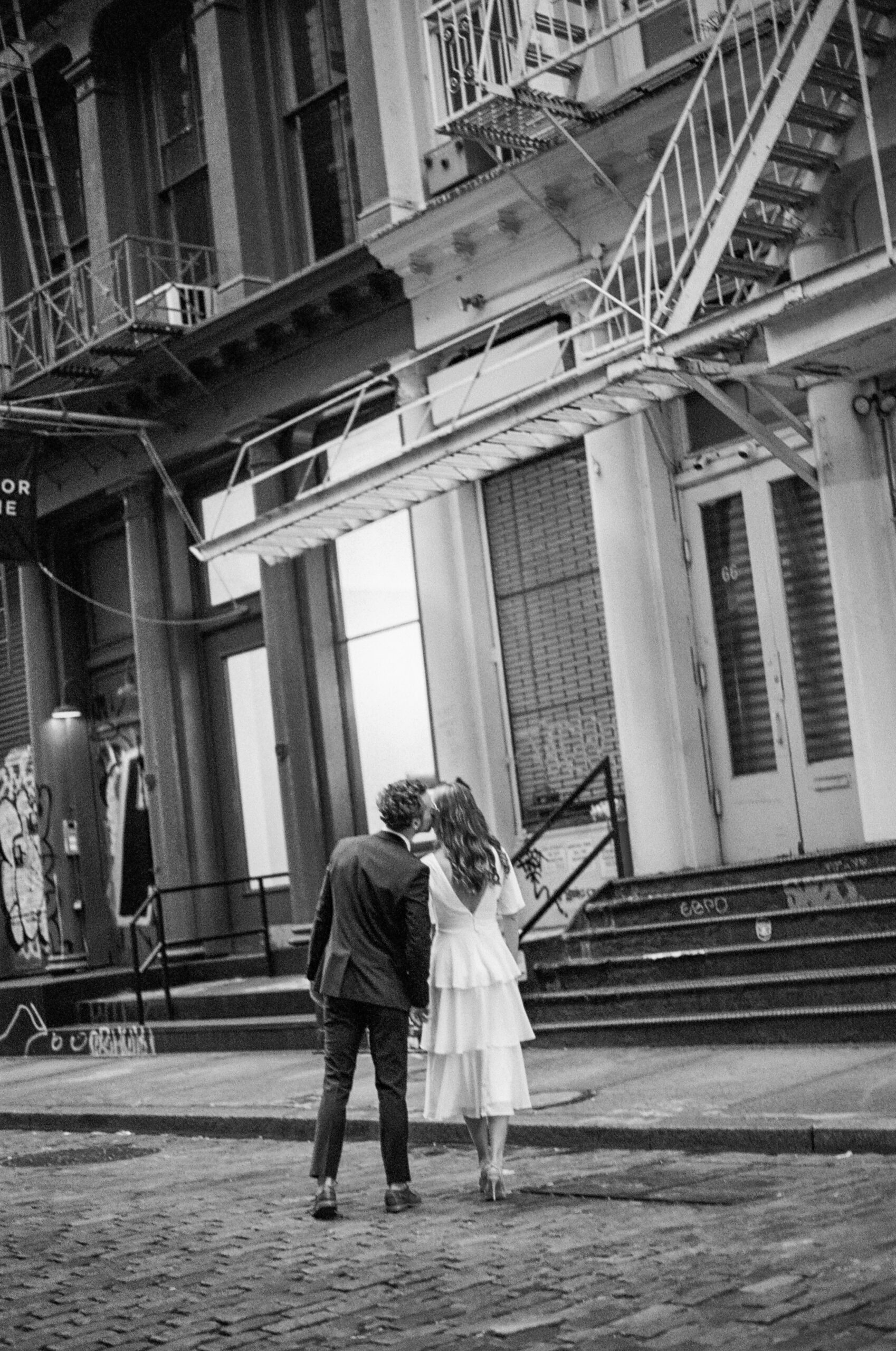 Soho engagement shoot NYC taken by Parkers Pictures