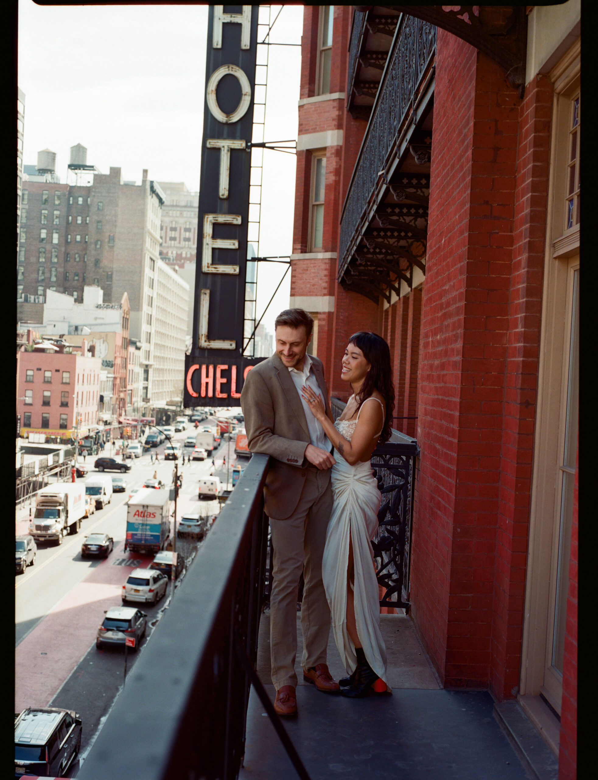 Chelsea Hotel Engagement Session taken by Parkers Pictures