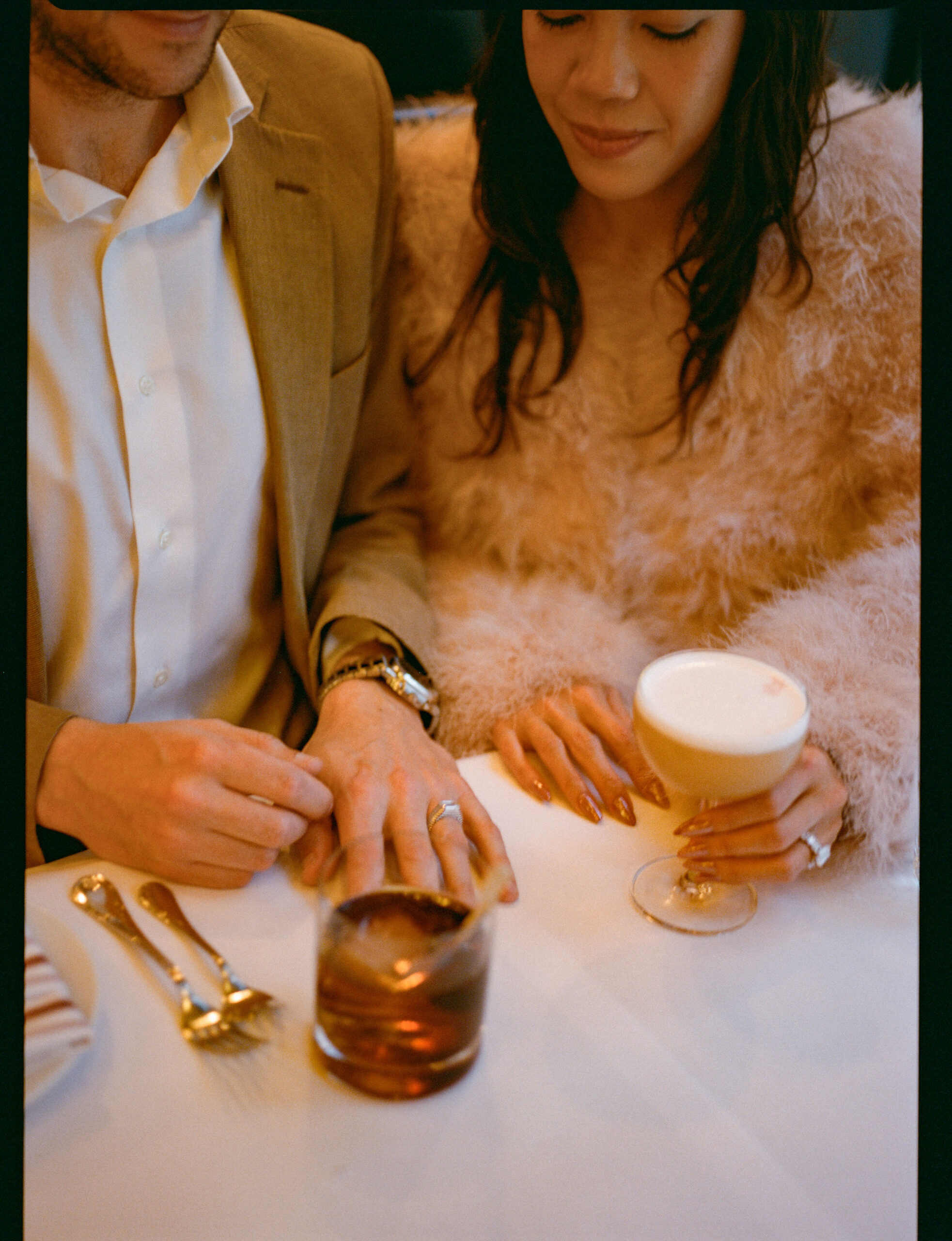 NYC Engagement at Beekman Hotel taken by Parkers Pictures