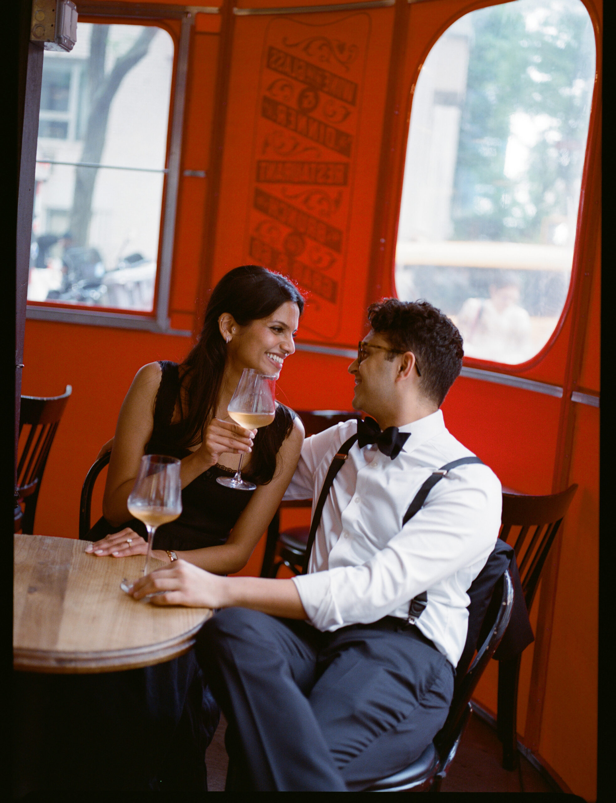 engagement photo on upper east side nyc taken by parkers pictures