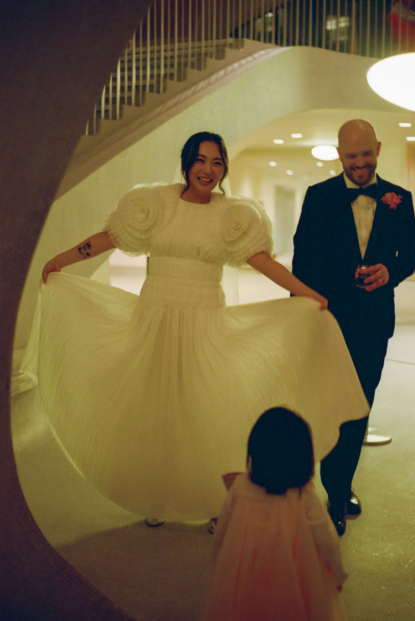 couple dancing at TWA Hotel NYC taken by Parkers Pictures