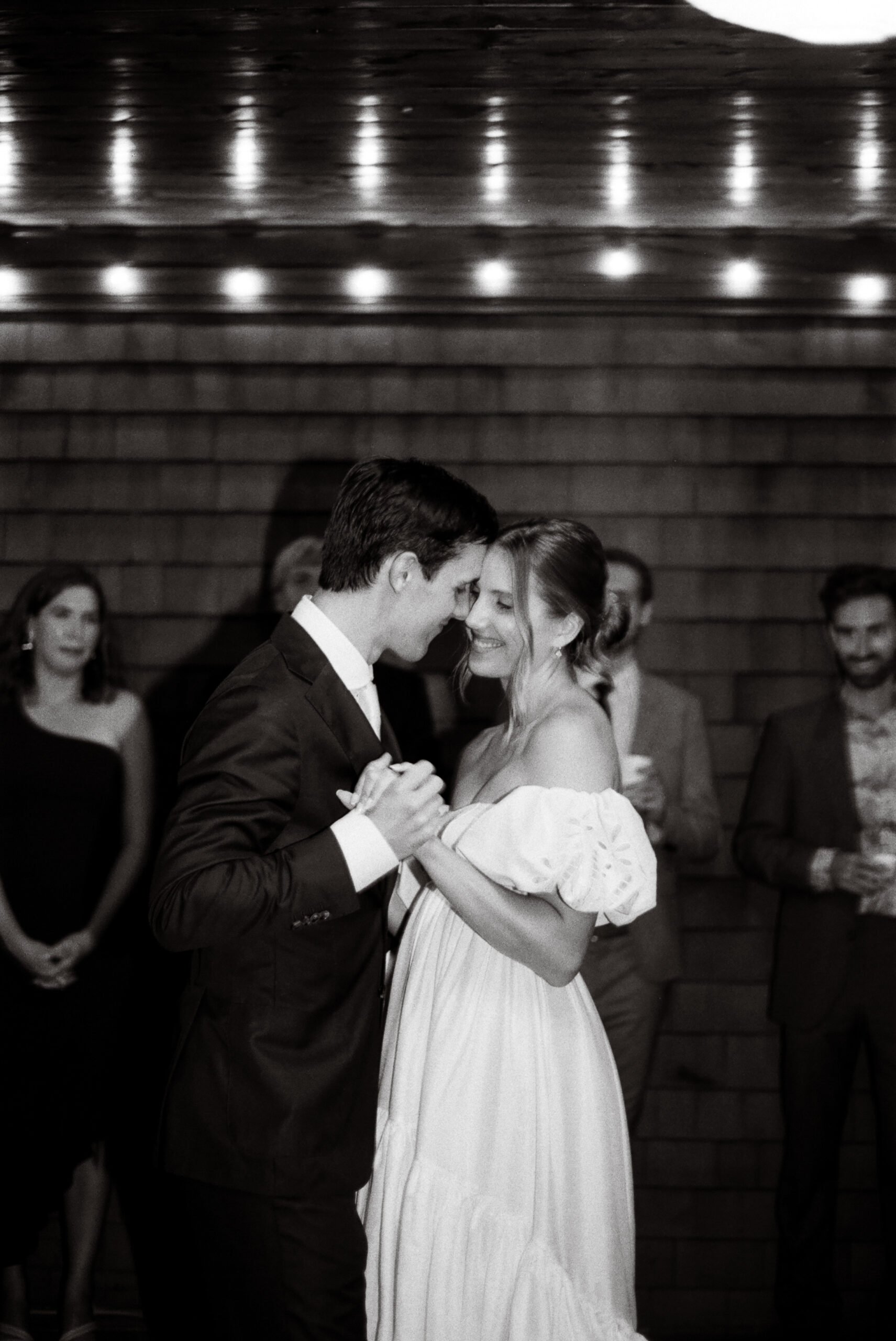 first dance in mount desert island maine shot on film by parkers pictures