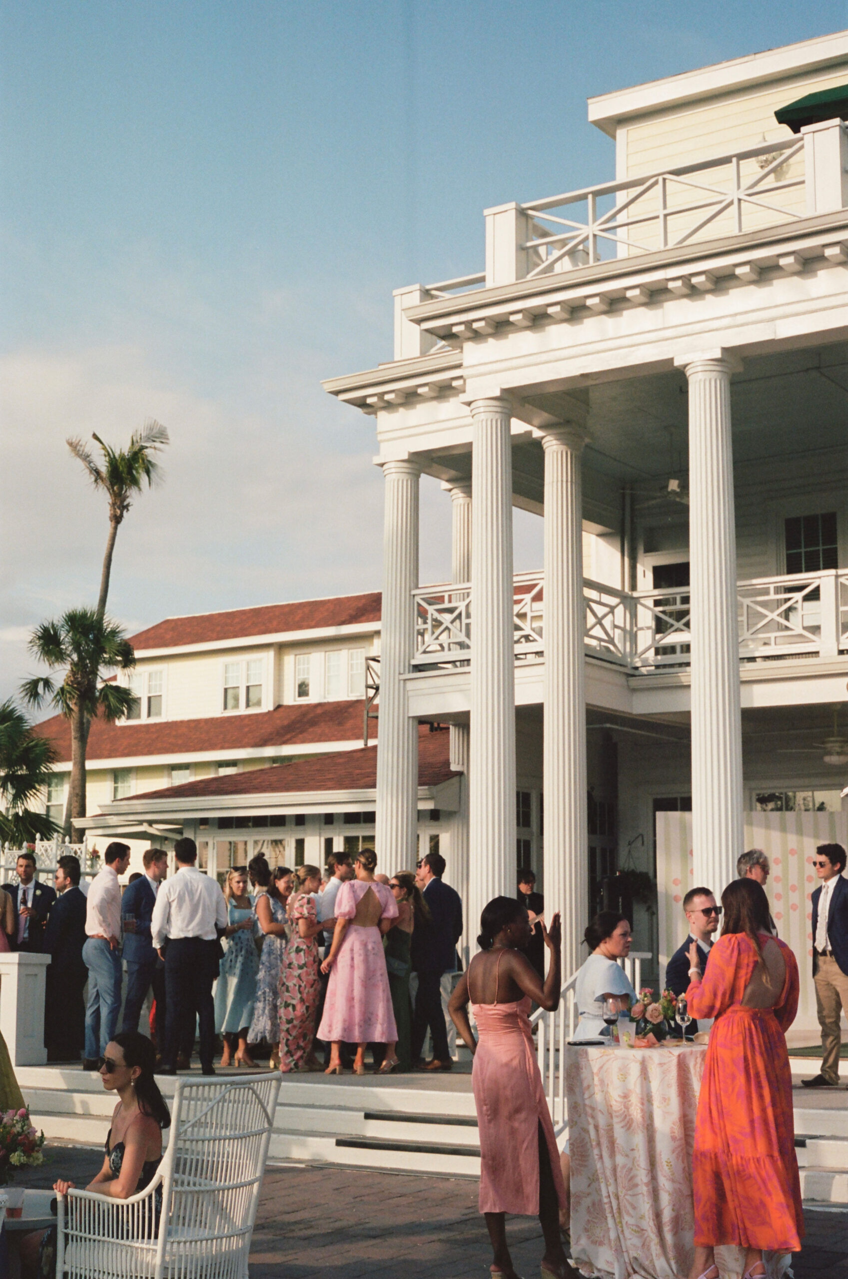 cocktail hour on gasparilla island shot on film by parkers pictures