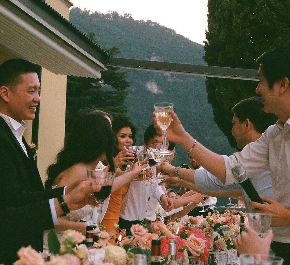 Lake Como Happy Hour on Film taken by Parkers Pictures